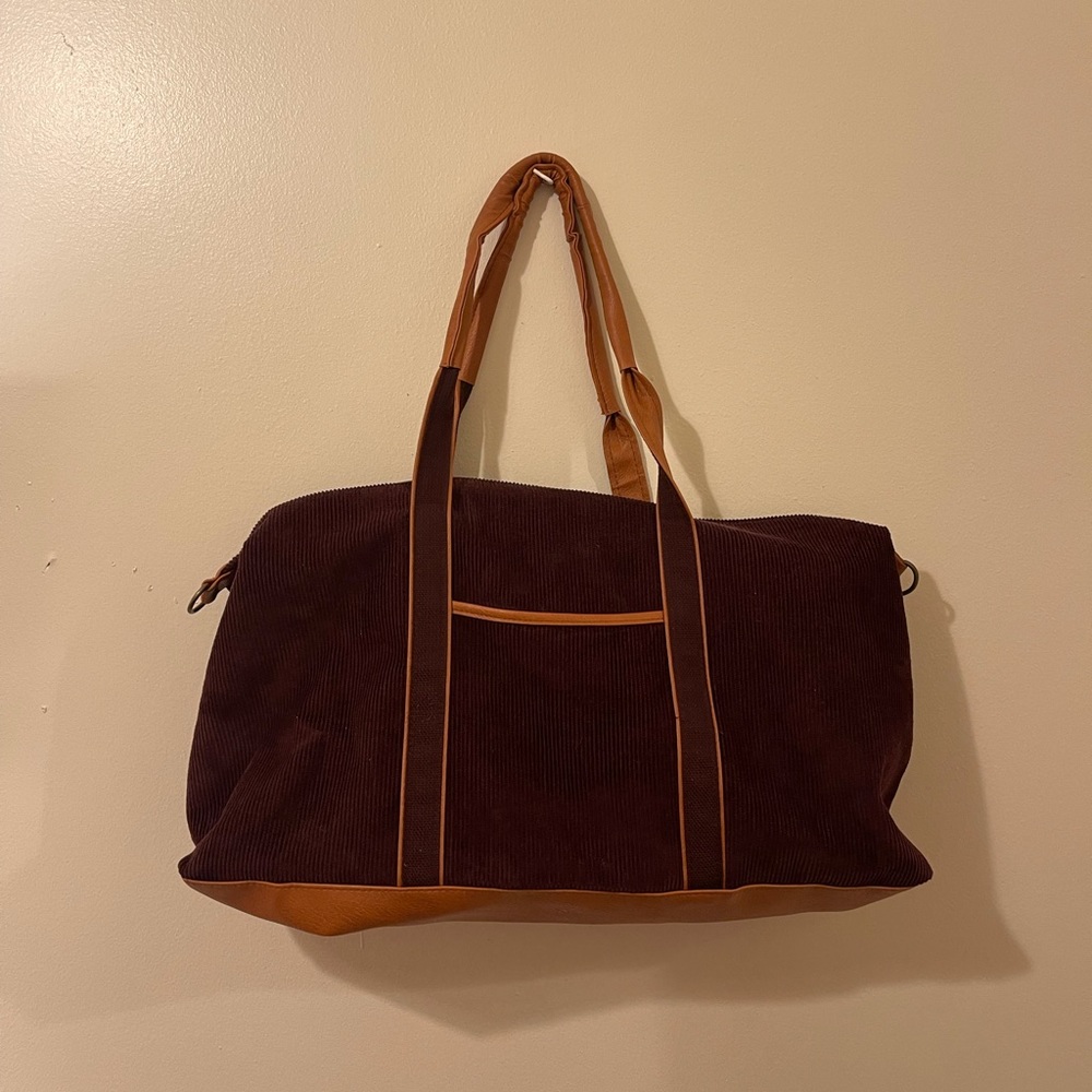 DSW Corduroy Tote/Duffel Bag